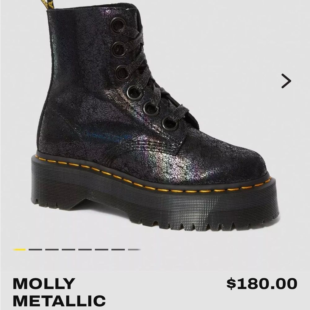 Dr. Martens Molly Metallic Boots
